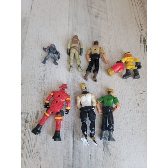 Firefighter biker action figure mow hawk toy figure set job - Picture 7 of 12